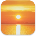 sun rise live wallpaper android application logo